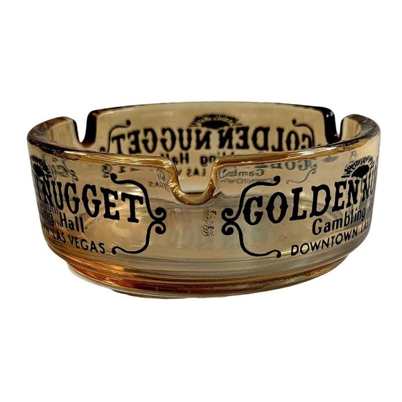 Vintage Golden Nugget Gambling Hall Las Vegas Ashtray - Picture 2 of 7